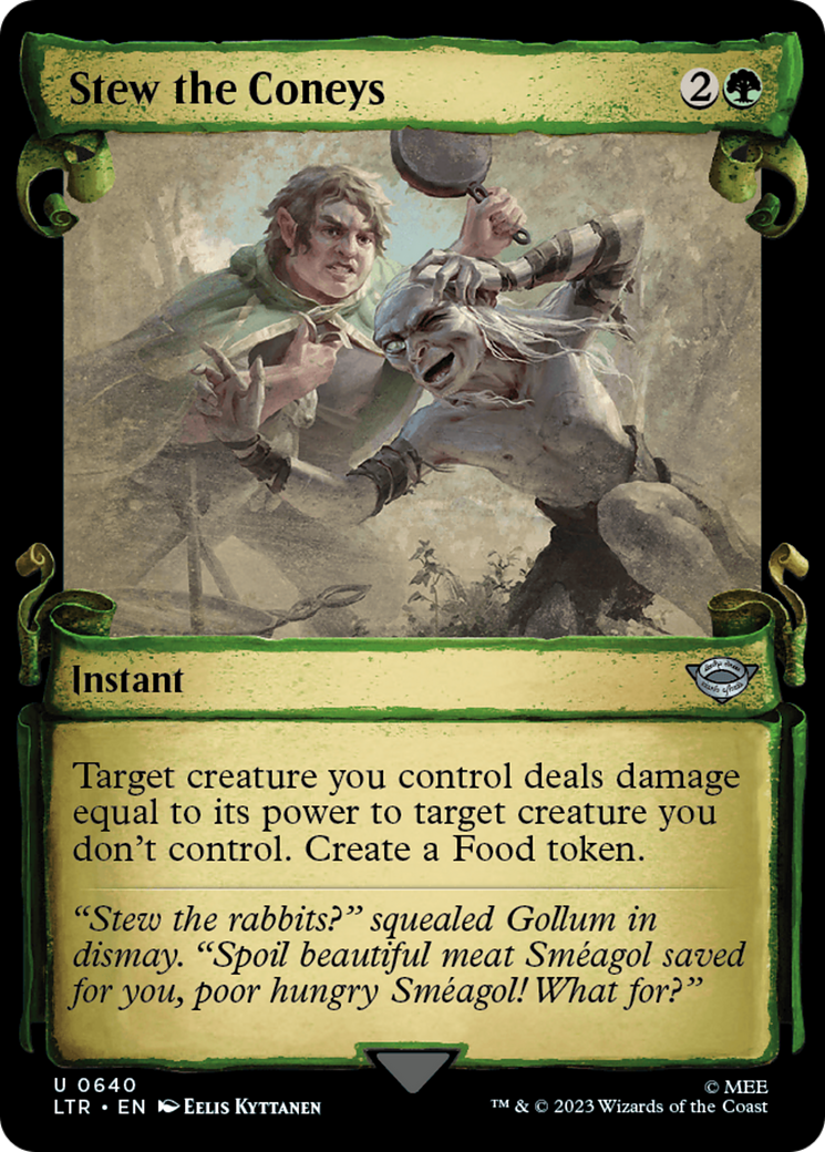 Stew the Coneys (Showcase Scrolls) (640) [The Lord of the Rings: Tales of Middle-earth] - Deck Out Gaming