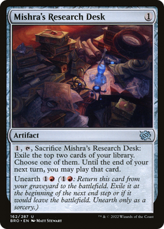 Mishra's Research Desk (162) [The Brothers' War] foil - Deck Out Gaming
