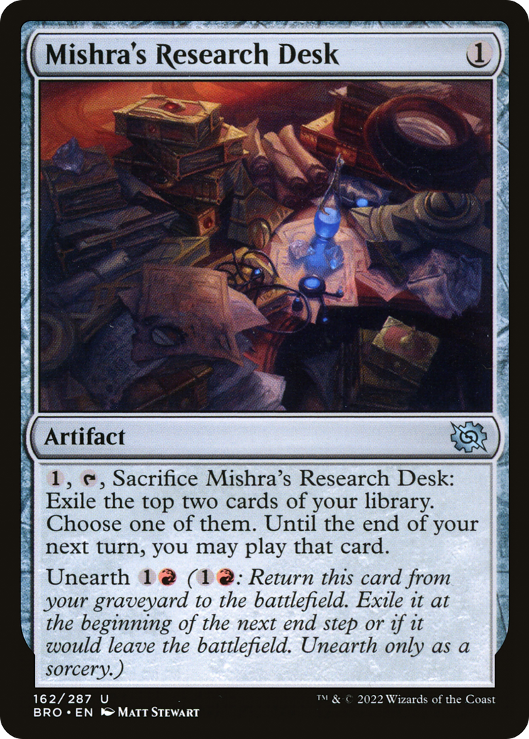 Mishra's Research Desk (162) [The Brothers' War] - Deck Out Gaming