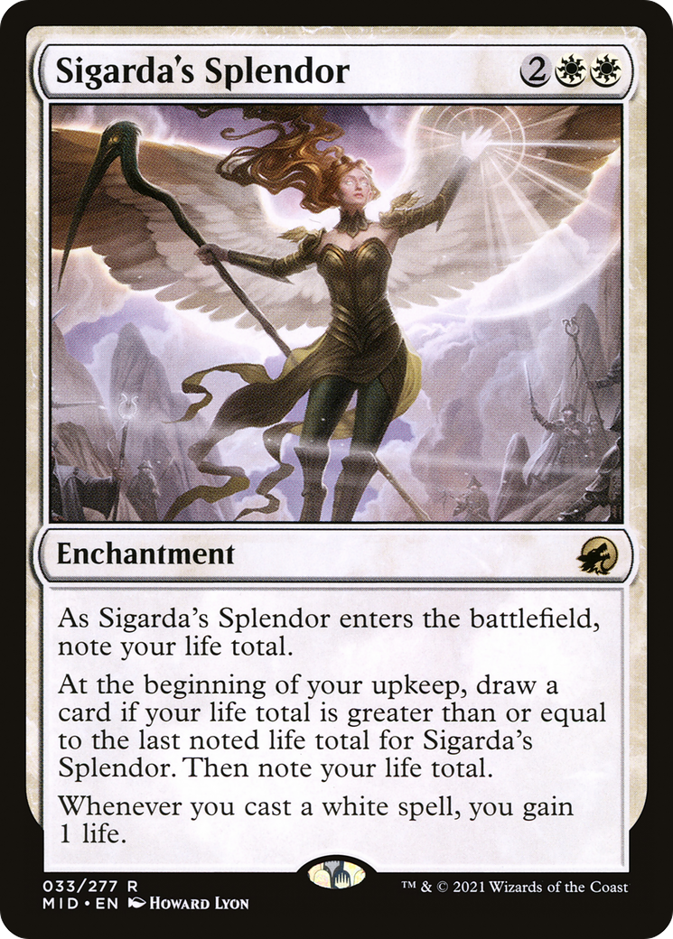 Sigarda's Splendor (33) [Innistrad: Midnight Hunt] - Deck Out Gaming