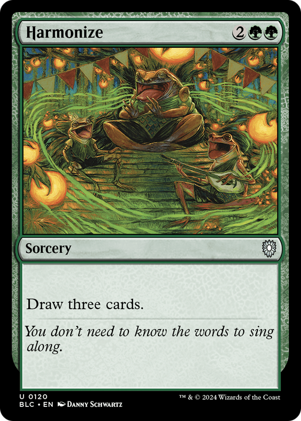 Harmonize (120) [Bloomburrow Commander] - Deck Out Gaming