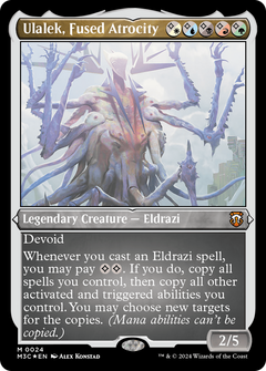 Ulalek, Fused Atrocity (24) [Modern Horizons 3 Commander] etched - Deck Out Gaming