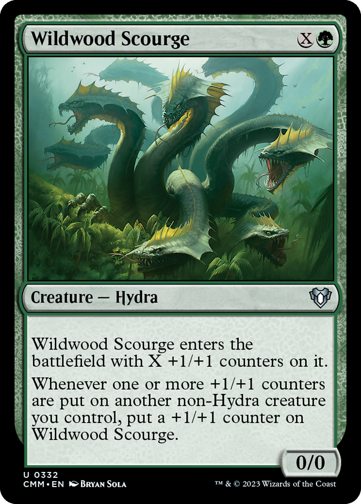 Wildwood Scourge (332) [Commander Masters] foil - Deck Out Gaming