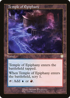 Temple of Epiphany (Retro Frame) (207) [Commander: The Brothers' War] - Deck Out Gaming