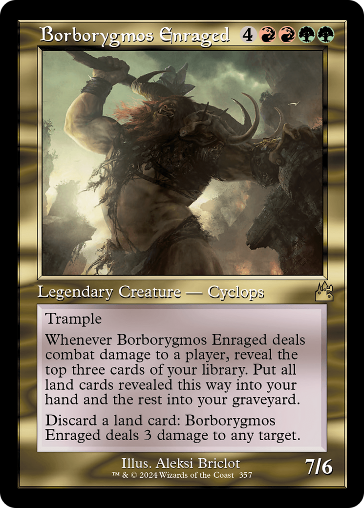 Borborygmos Enraged (Retro Frame) (357) [Ravnica Remastered] - Deck Out Gaming