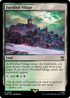 Fortified Village (280) [Doctor Who] foil - Deck Out Gaming