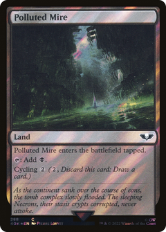 Polluted Mire (Surge Foil) (288) [Warhammer 40,000 Commander] foil - Deck Out Gaming
