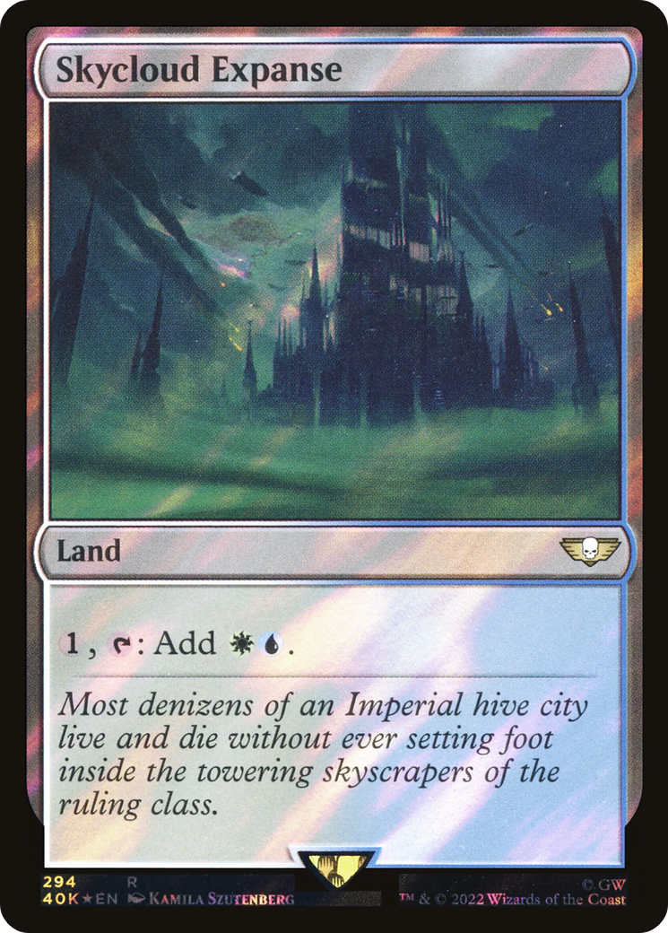Skycloud Expanse (Surge Foil) (294) [Warhammer 40,000 Commander] foil - Deck Out Gaming