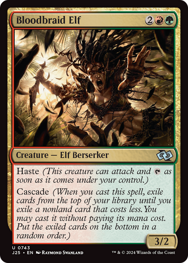 Bloodbraid Elf (743) [Foundations Jumpstart] - Deck Out Gaming