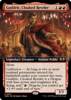 Goddric, Cloaked Reveler (Extended Art) (347) [Wilds of Eldraine] foil - Deck Out Gaming