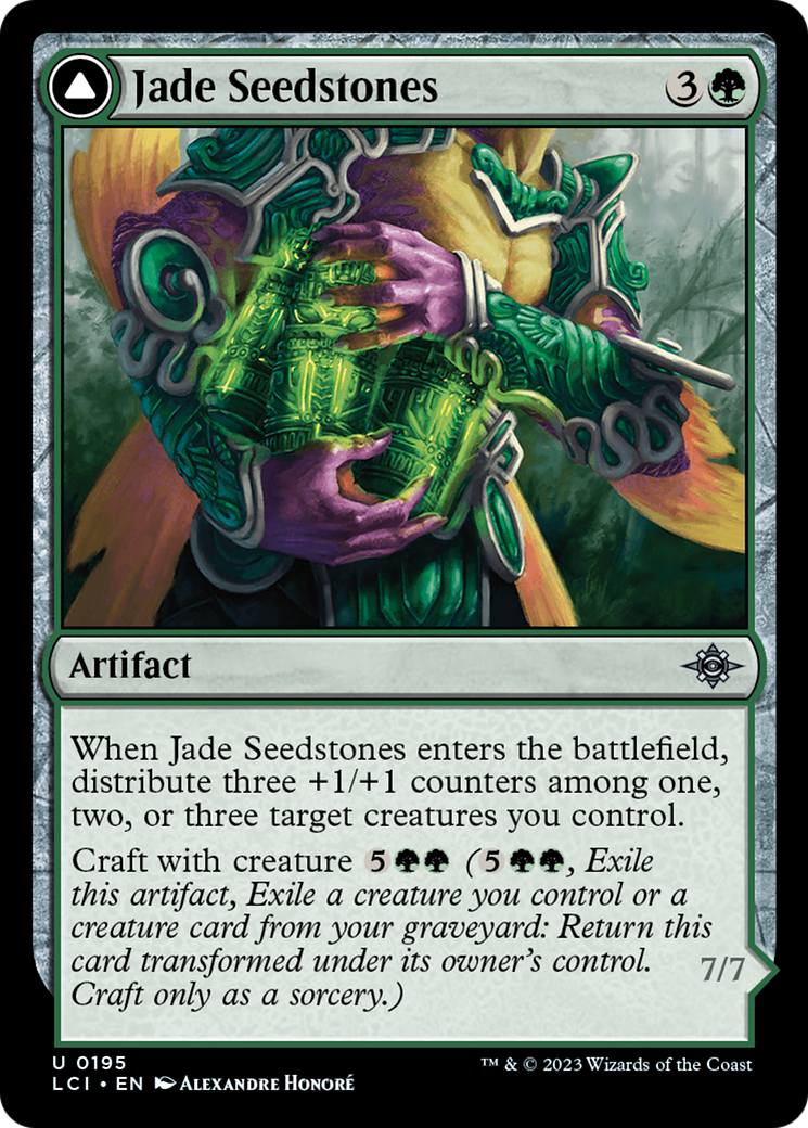 Jade Seedstones (195) [The Lost Caverns of Ixalan] foil - Deck Out Gaming