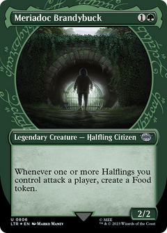 Meriadoc Brandybuck (Showcase) (Surge Foil) (806) [The Lord of the Rings: Tales of Middle-earth] foil - Deck Out Gaming