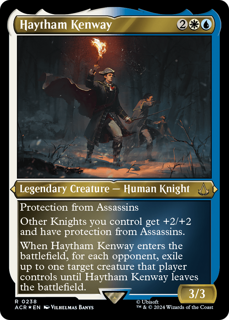 Haytham Kenway (238) [Assassin's Creed] etched - Deck Out Gaming