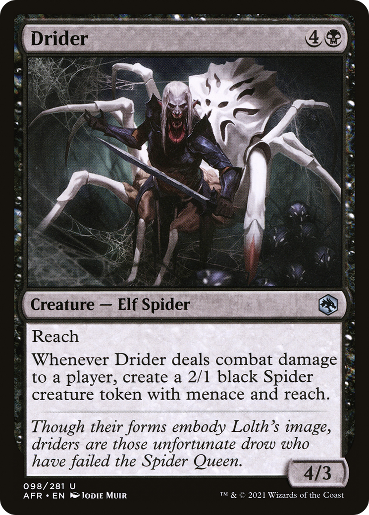 Drider (98) [Adventures in the Forgotten Realms] foil - Deck Out Gaming