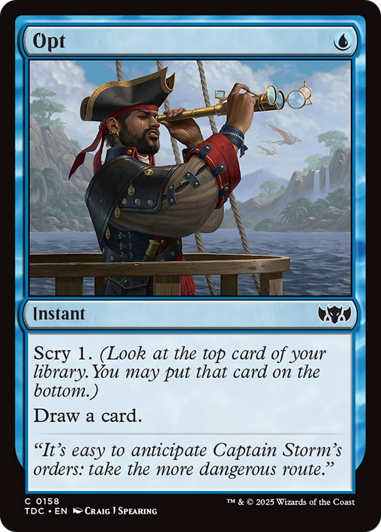Opt (158) [Commander: Tarkir: Dragonstorm] - Deck Out Gaming