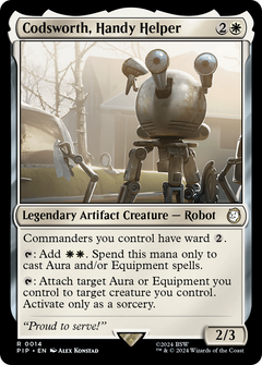Codsworth, Handy Helper (14) [Fallout] foil - Deck Out Gaming