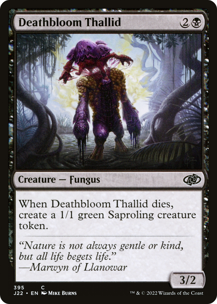 Deathbloom Thallid (395) [Jumpstart 2022] - Deck Out Gaming