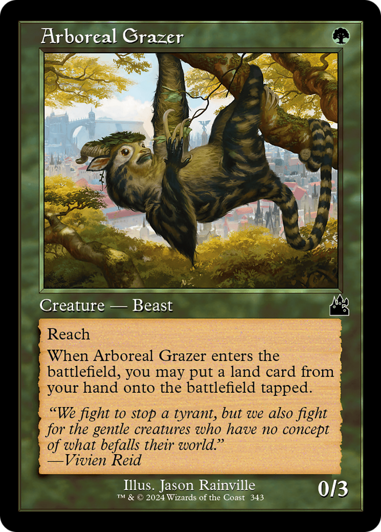Arboreal Grazer (Retro Frame) (343) [Ravnica Remastered] - Deck Out Gaming