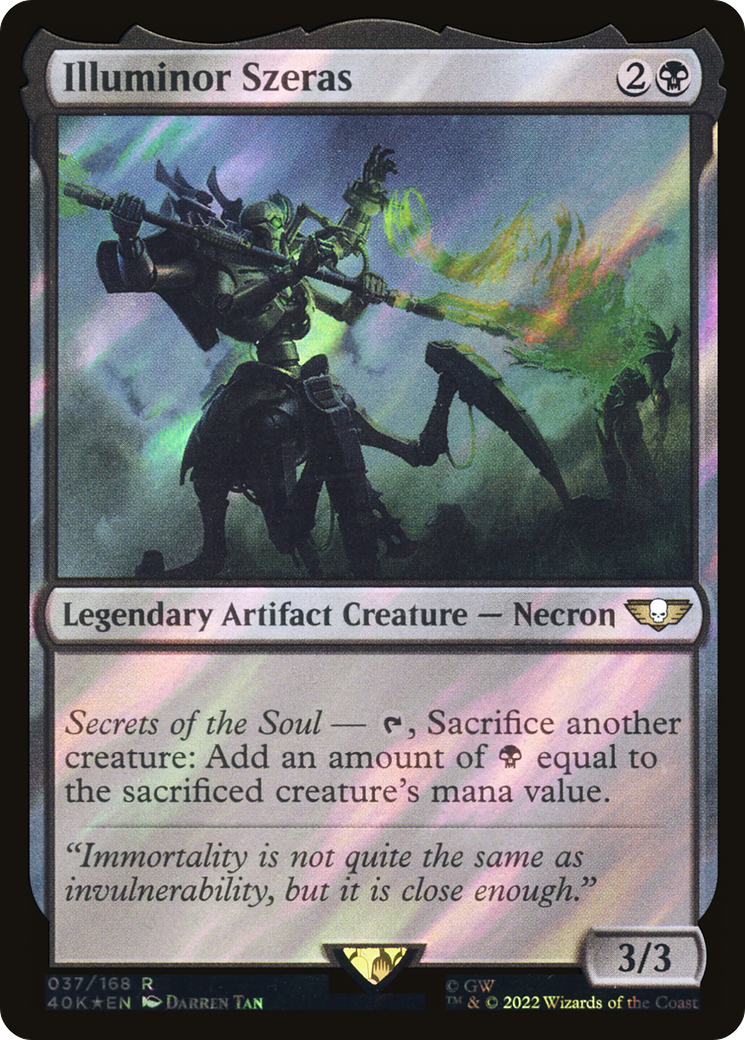 Illuminor Szeras (Surge Foil) (37) [Warhammer 40,000 Commander] foil - Deck Out Gaming