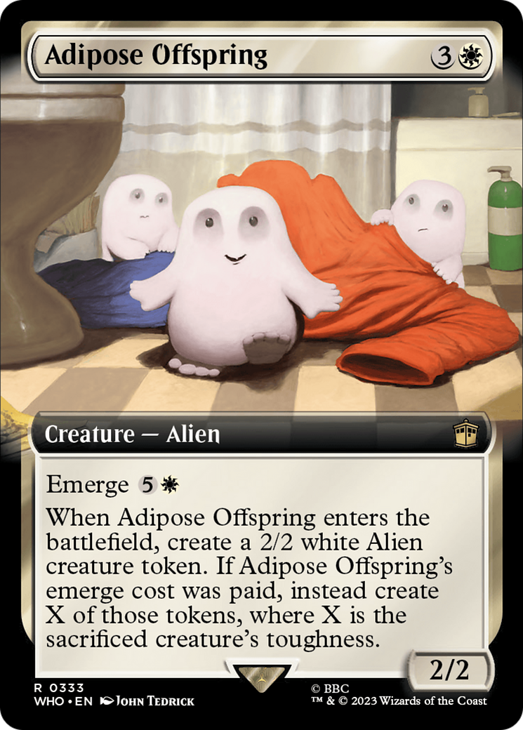 Adipose Offspring (Extended Art) (333) [Doctor Who] foil - Deck Out Gaming