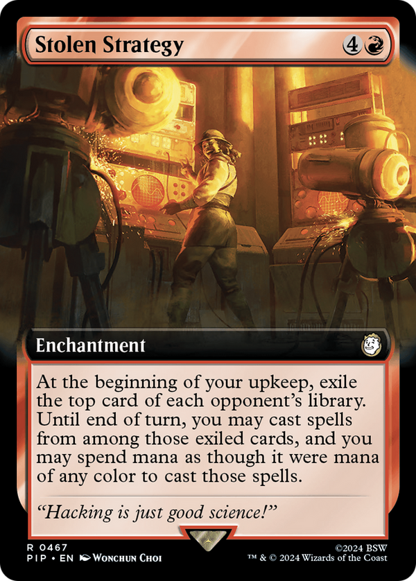 Stolen Strategy (Extended Art) (467) [Fallout] - Deck Out Gaming