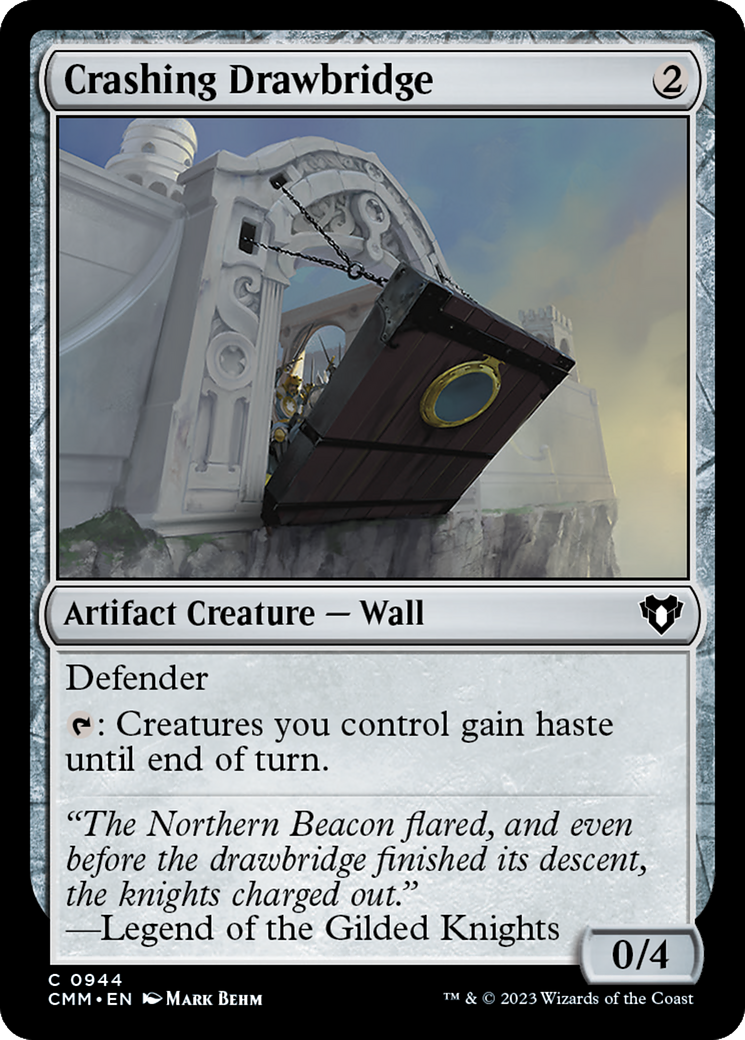 Crashing Drawbridge (944) [Commander Masters] - Deck Out Gaming