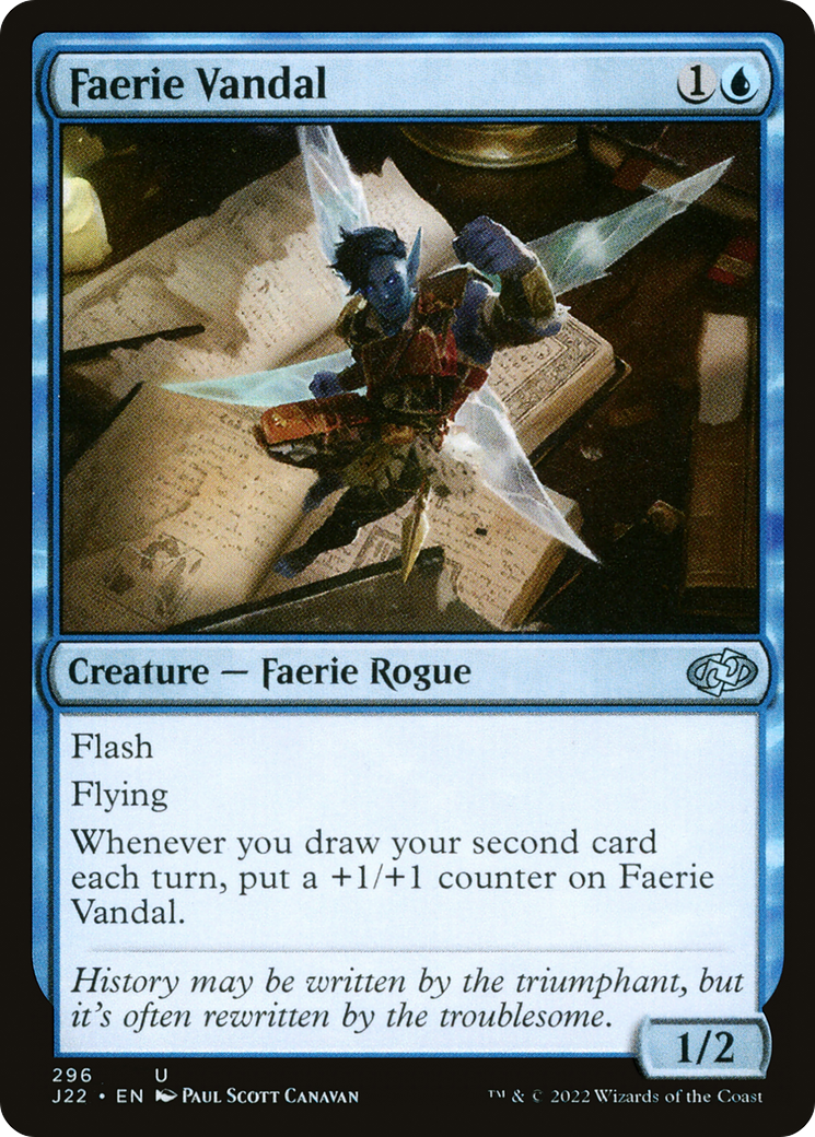 Faerie Vandal (296) [Jumpstart 2022] - Deck Out Gaming