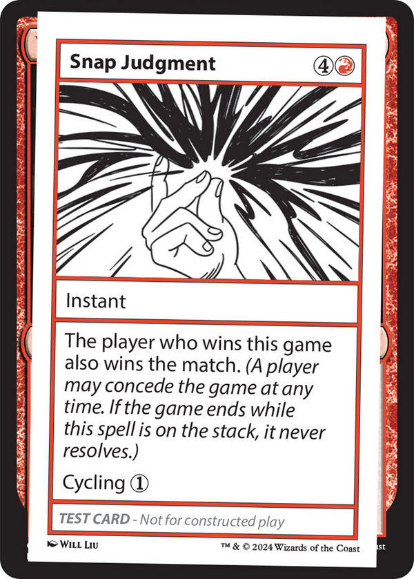 Snap Judgment () [Mystery Booster 2] - Deck Out Gaming