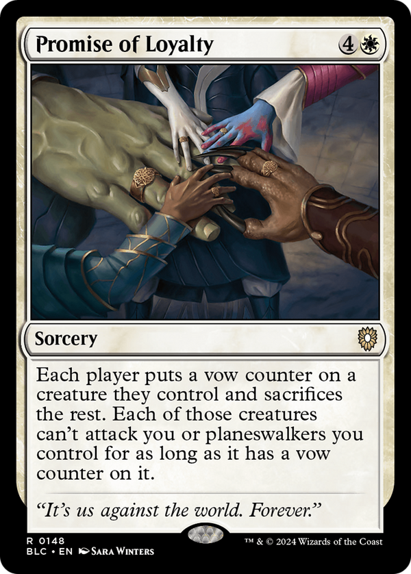 Promise of Loyalty (148) [Bloomburrow Commander] - Deck Out Gaming