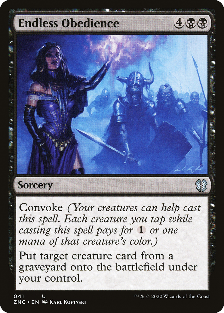 Endless Obedience (41) [Commander: Zendikar Rising] - Deck Out Gaming