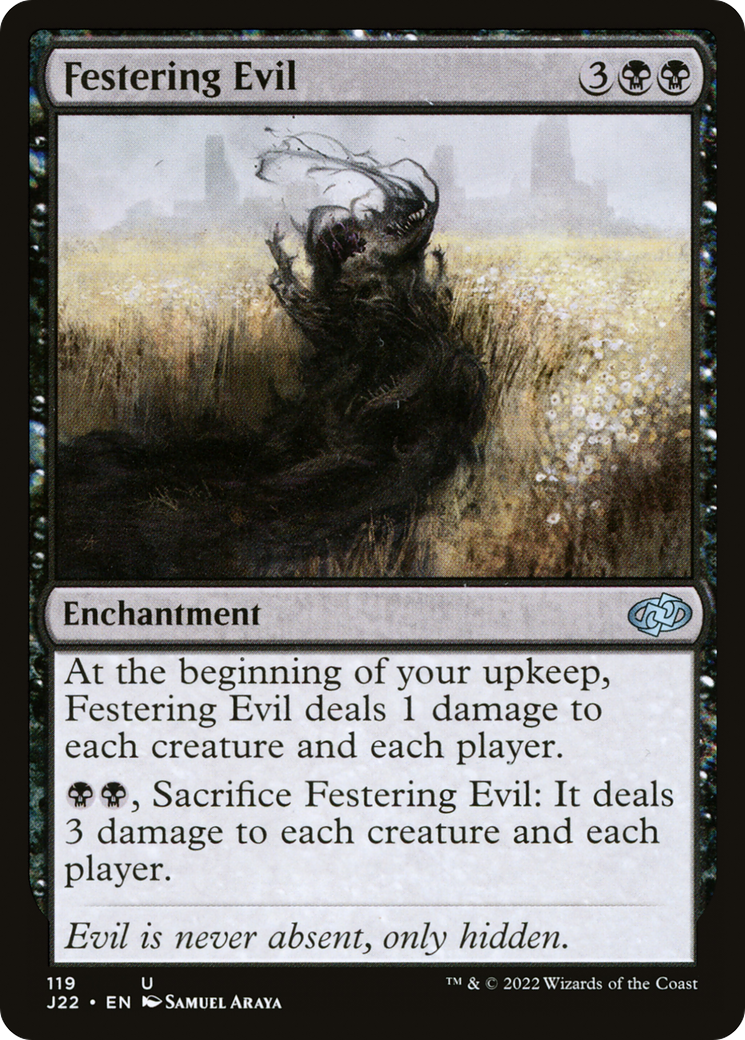 Festering Evil (119) [Jumpstart 2022] - Deck Out Gaming