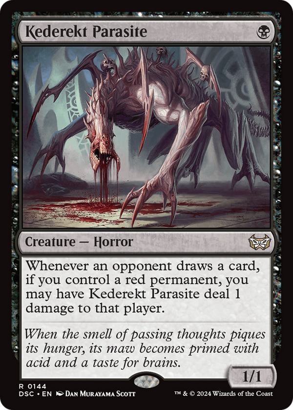 Kederekt Parasite (144) [Duskmourn: House of Horror Commander] - Deck Out Gaming