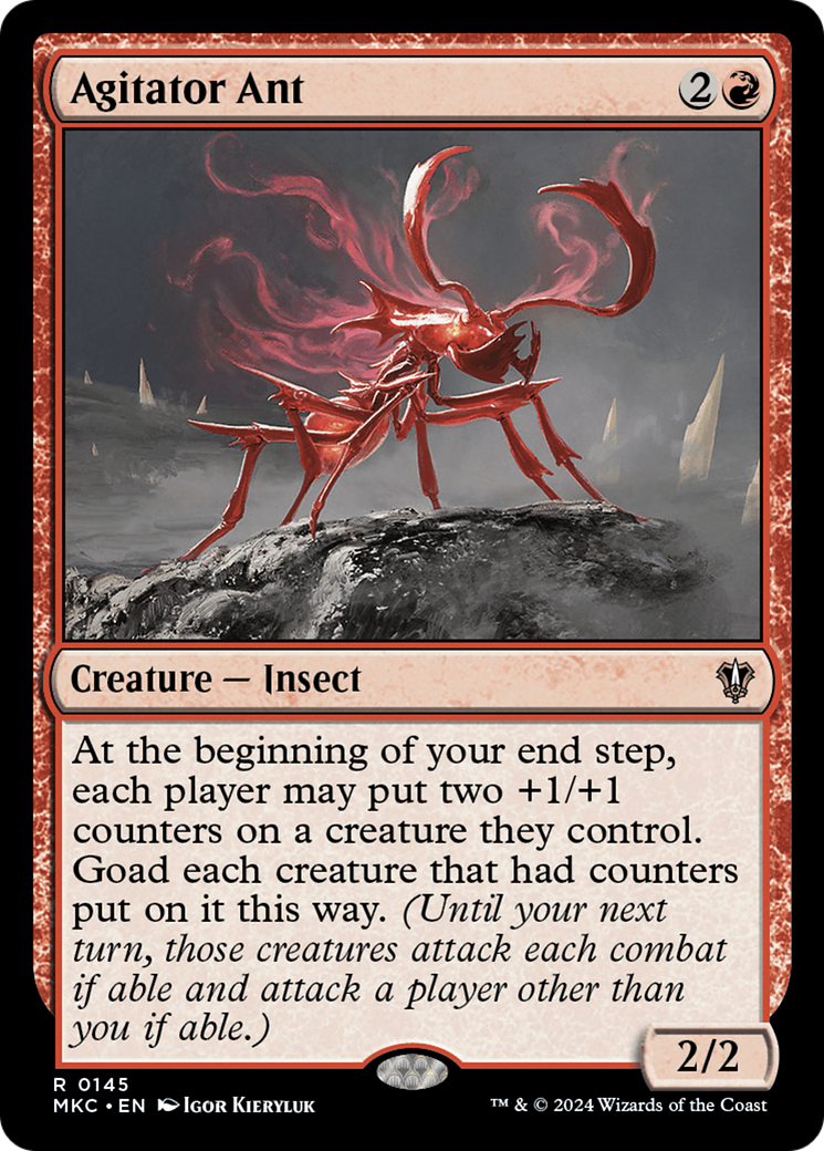 Agitator Ant (145) [Murders at Karlov Manor Commander] - Deck Out Gaming