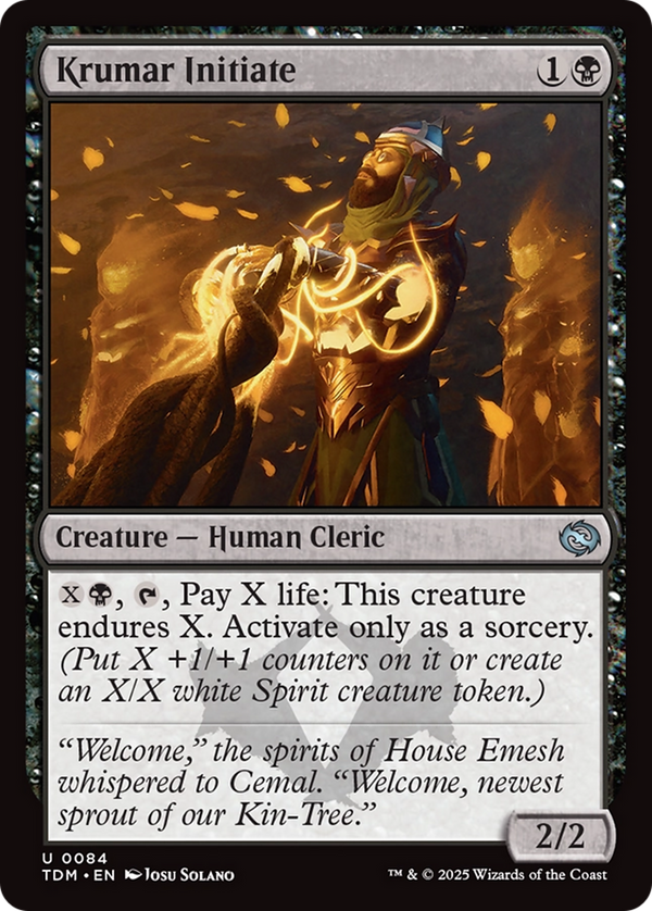 Krumar Initiate (84) [Tarkir: Dragonstorm] foil - Deck Out Gaming