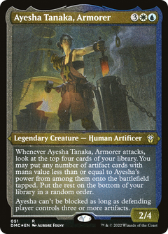 Ayesha Tanaka, Armorer (51) [Dominaria United Commander] etched - Deck Out Gaming