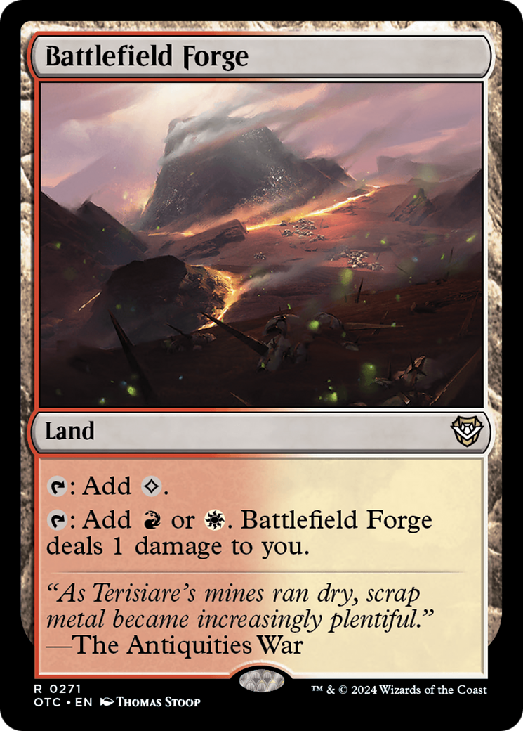 Battlefield Forge (271) [Outlaws of Thunder Junction Commander] - Deck Out Gaming