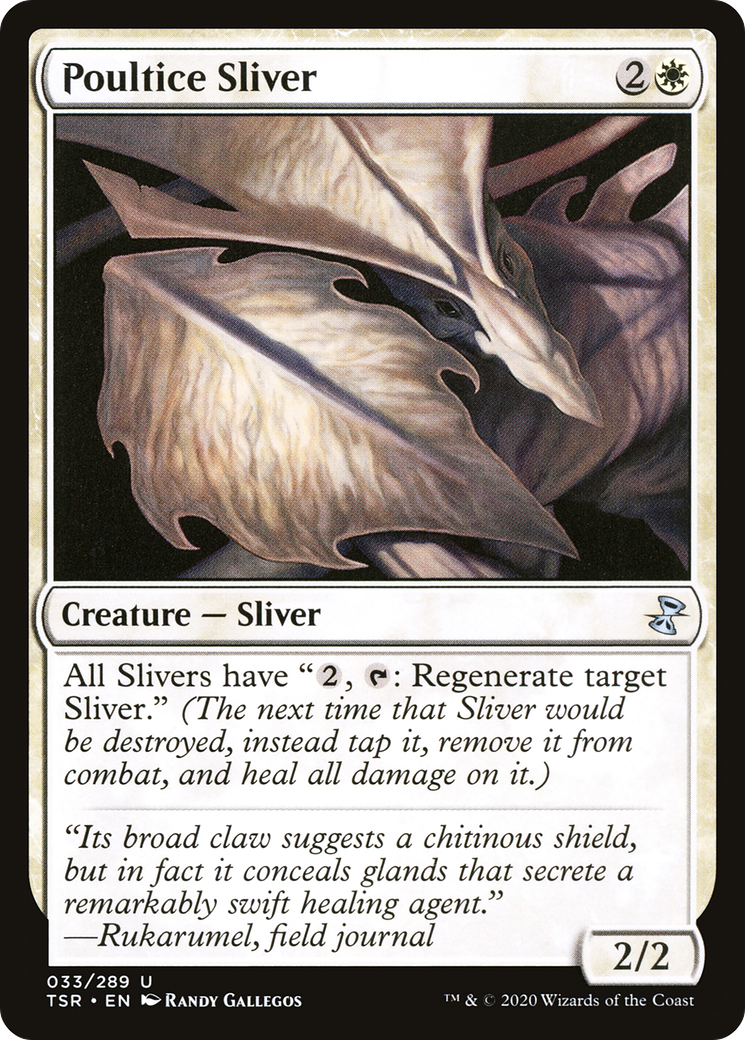 Poultice Sliver (33) [Time Spiral Remastered] foil - Deck Out Gaming