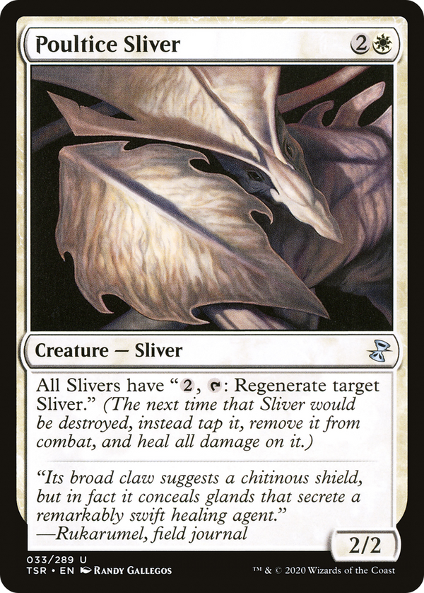 Poultice Sliver (33) [Time Spiral Remastered] foil - Deck Out Gaming