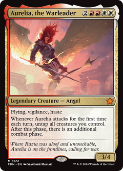 Aurelia, the Warleader (651) [Foundations] - Deck Out Gaming