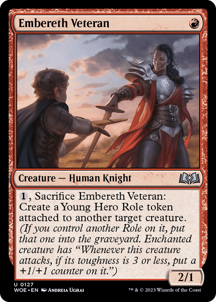 Embereth Veteran (127) [Wilds of Eldraine] foil - Deck Out Gaming