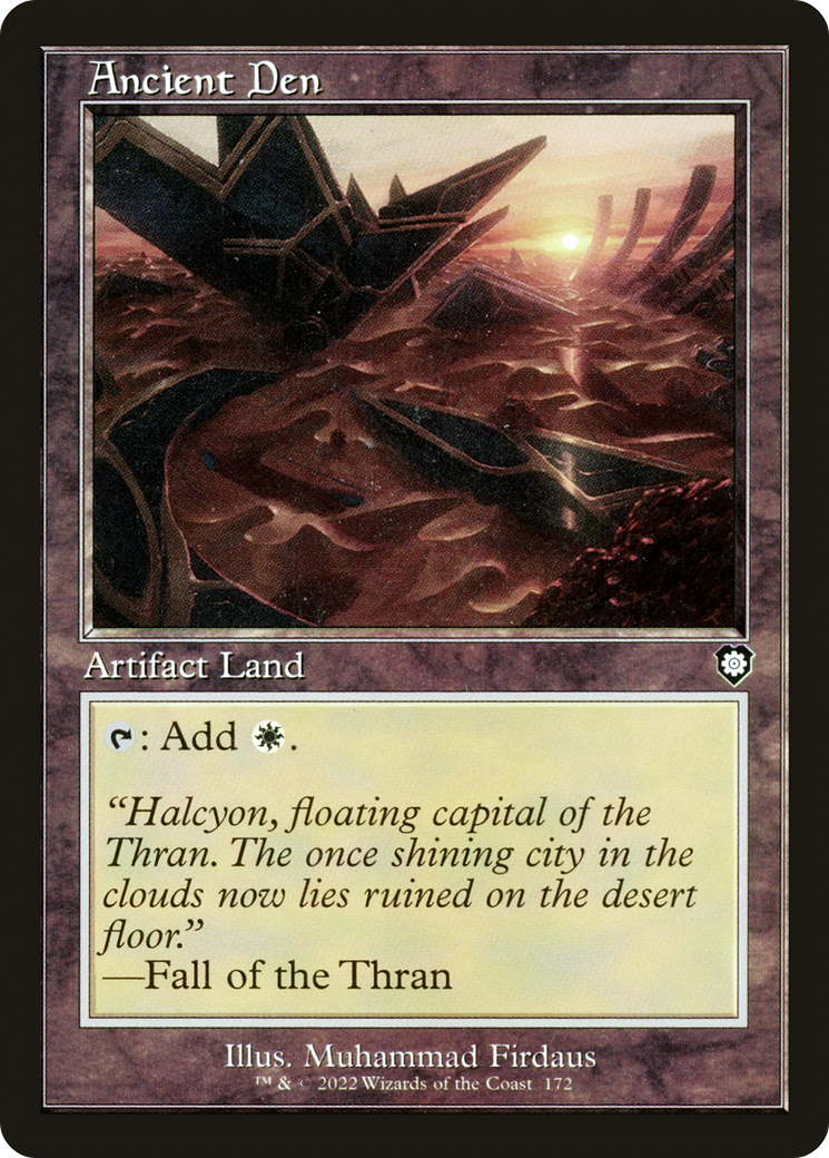 Ancient Den (Retro Frame) (172) [The Brothers' War Commander] - Deck Out Gaming