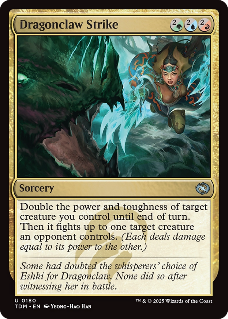 Dragonclaw Strike (180) [Tarkir: Dragonstorm] foil - Deck Out Gaming