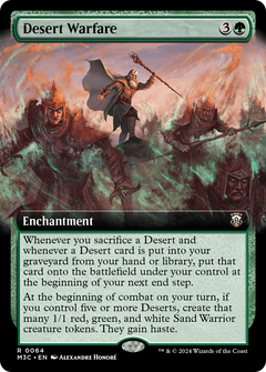 Desert Warfare (Extended Art) (64) [Modern Horizons 3 Commander] - Deck Out Gaming