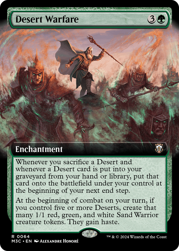 Desert Warfare (Extended Art) (64) [Modern Horizons 3 Commander] - Deck Out Gaming