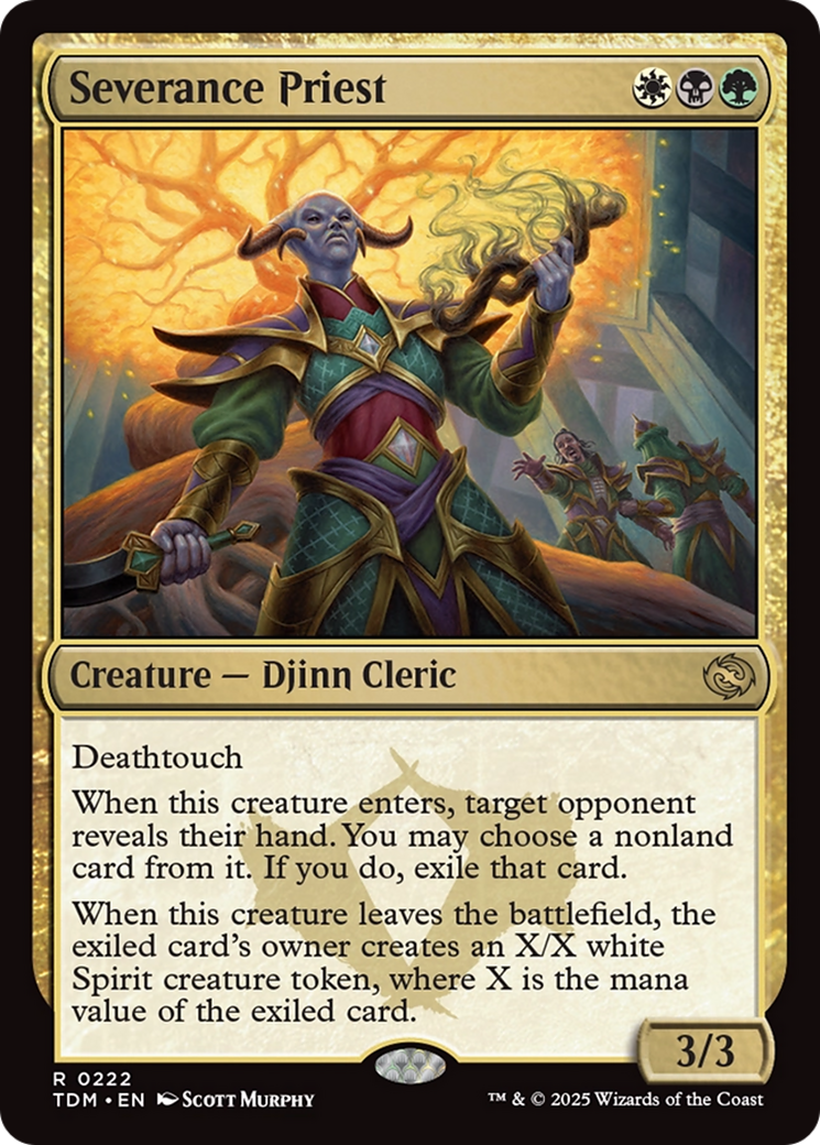 Severance Priest (222) [Tarkir: Dragonstorm] foil - Deck Out Gaming
