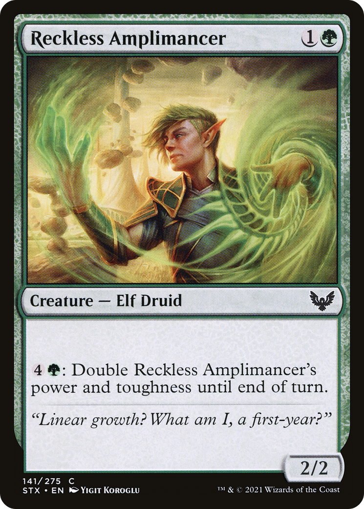 Reckless Amplimancer (141) [Strixhaven: School of Mages] - Deck Out Gaming