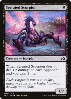 Serrated Scorpion (99) [Ikoria: Lair of Behemoths] foil - Deck Out Gaming