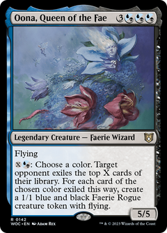 Oona, Queen of the Fae (142) [Wilds of Eldraine Commander] - Deck Out Gaming