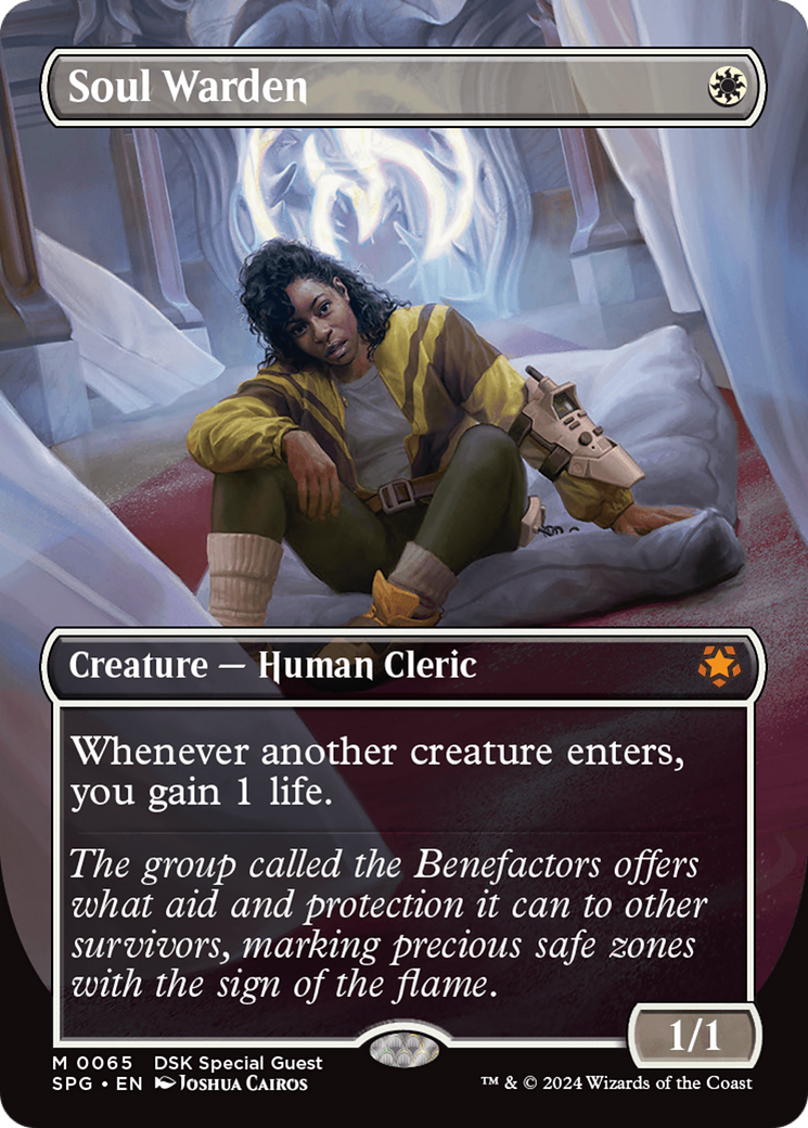 Soul Warden (Borderless) (65) [Special Guests] foil - Deck Out Gaming