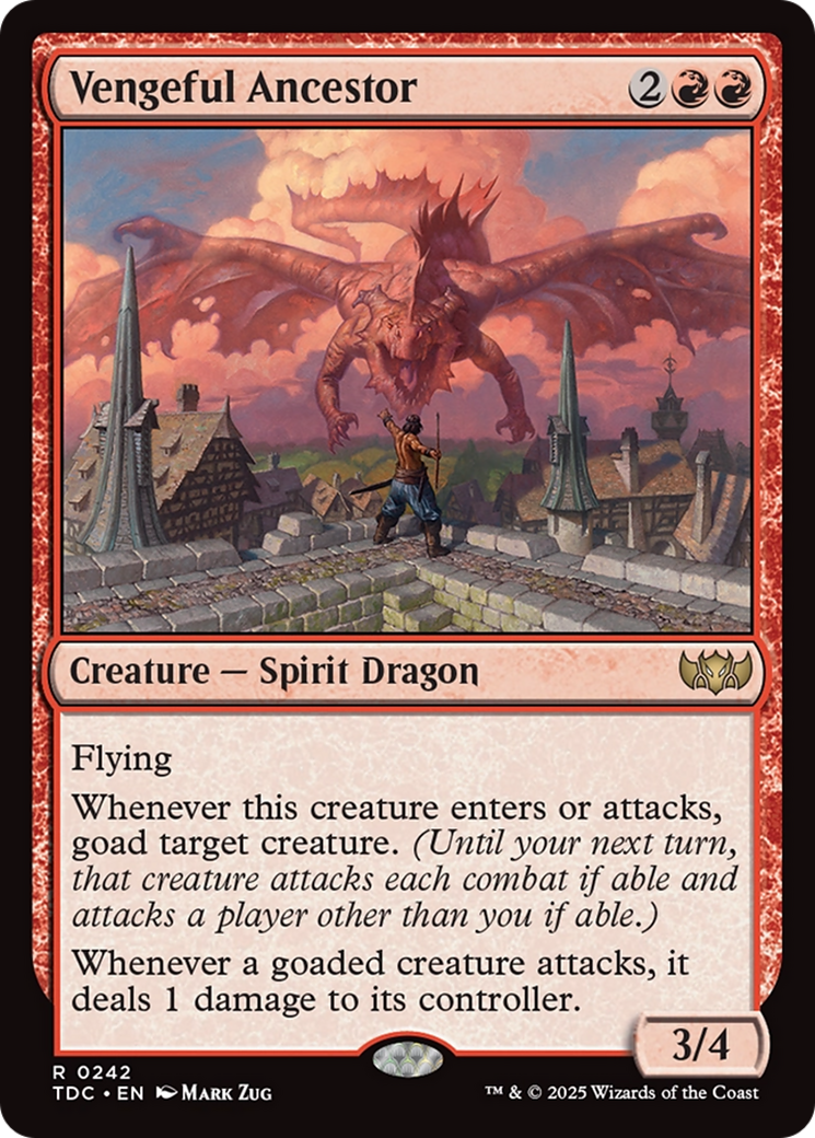 Vengeful Ancestor (242) [Commander: Tarkir: Dragonstorm] - Deck Out Gaming